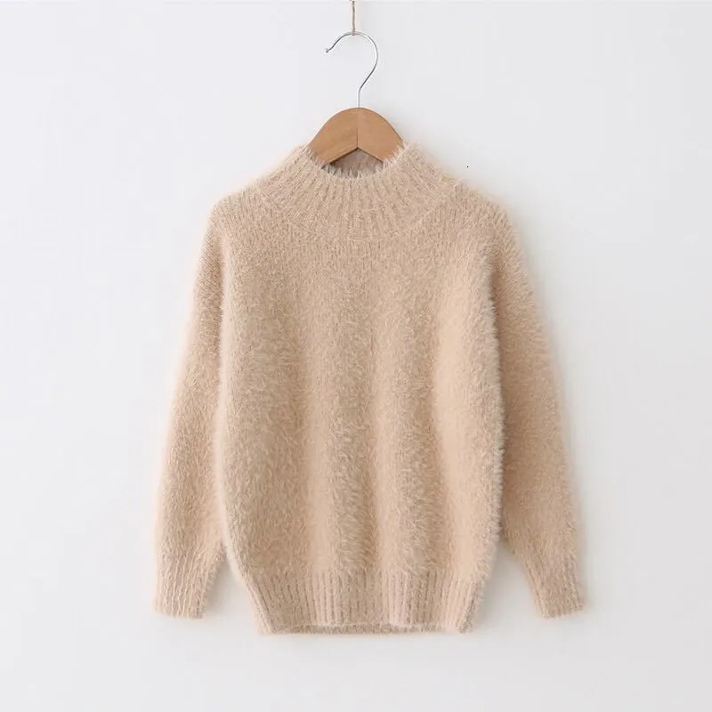 H. SA manteau femme hiver, зимний свитер с высоким воротом, джемперы ярких цветов, синие одноцветные пуловеры, теплый вязаный свитер в Корейском стиле