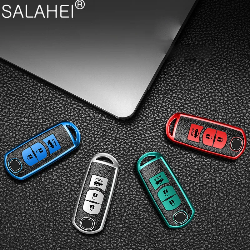 

TPU Car Key Fob Case Full Cover For Mazda 2 3 6 Atenza Axela Demio CX-5 CX5 CX-3 CX7 CX-9 2015 2016 2017 2018 2019 Accessories