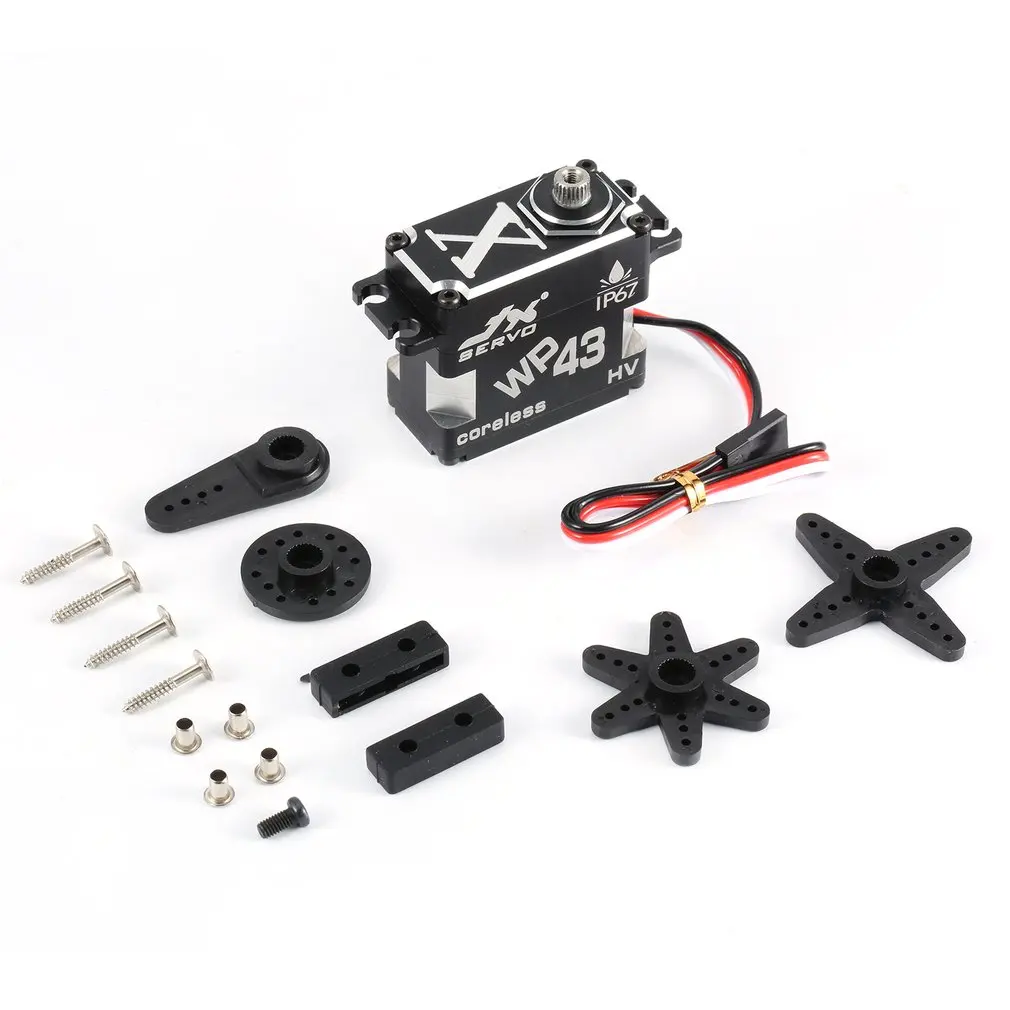 JX servo WP43/WP45 45 кг водонепроницаемый сервопривод 8 4 в цифровой рулевой механизм 180