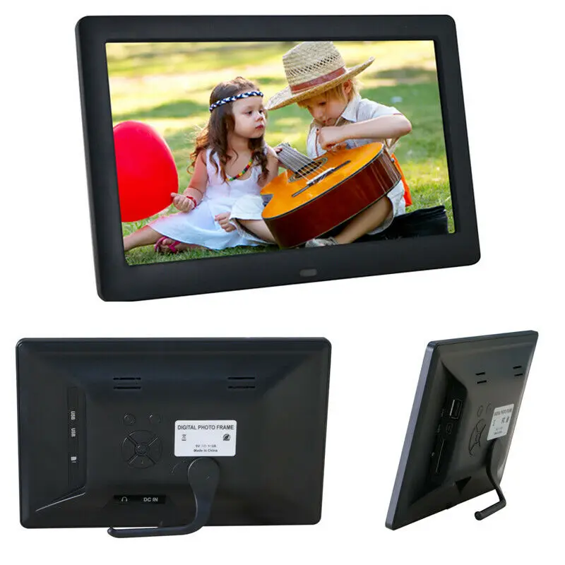 IPS 8 дюймовая цифровая фоторамка полноэкранный фотоальбом 1280*720 часы календарь