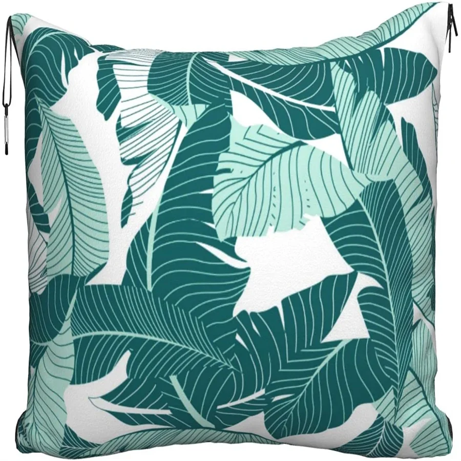 vender Folha De Palmeira Flor Viagem Travesseiro Cobertor Dois-em-um Mochila Cinta E Compacto Avião Saco Cintura Suporte 60x43 Polegadas