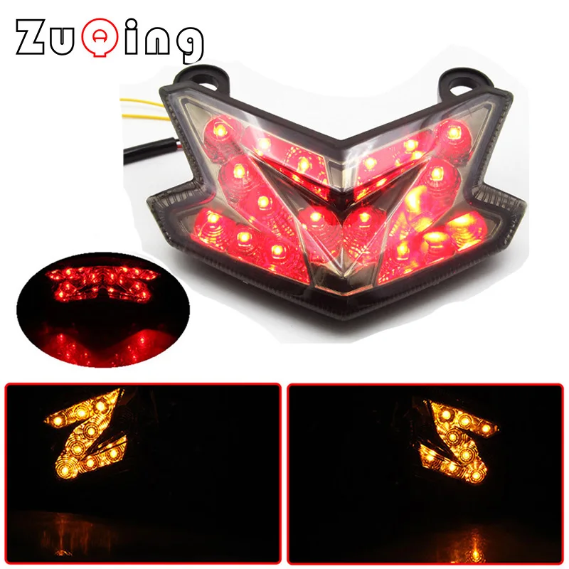 

LED Light Rear Tail Light Brake Turn Signals Integrated for KAWASAKI Z125/PRO 2016-2019 Z800 NINJA ZX-6R 2013-2018 15 16 17