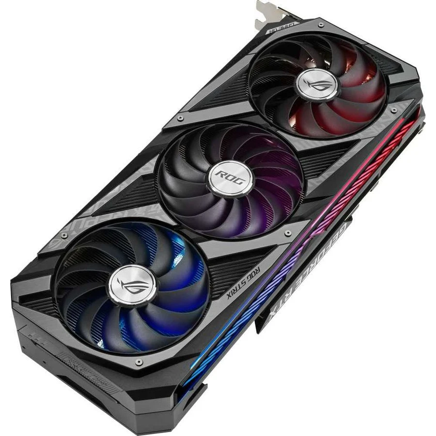Видеокарта ASUS ROG-STRIX-RTX3080-O10G-V2-GAMING 10GB GDDR6X 320bit 2xHDMI 3xDP LHR (ROG-STRIX-RTX3080-O10G-V2-GAMING) - купить по
