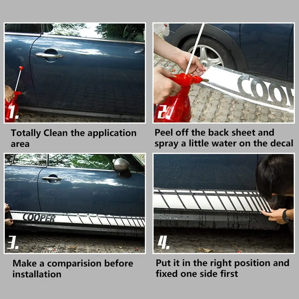 Линии гоночной полосы боковые виниловые наклейки для Mercedes Benz C Class W205 C180 C200 C230 C280 C300 C320 C350 C63 AMG.