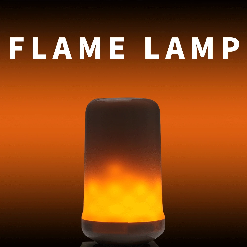 Светодиодные лампы с эффектом пламени E27 светодиодные имитацией