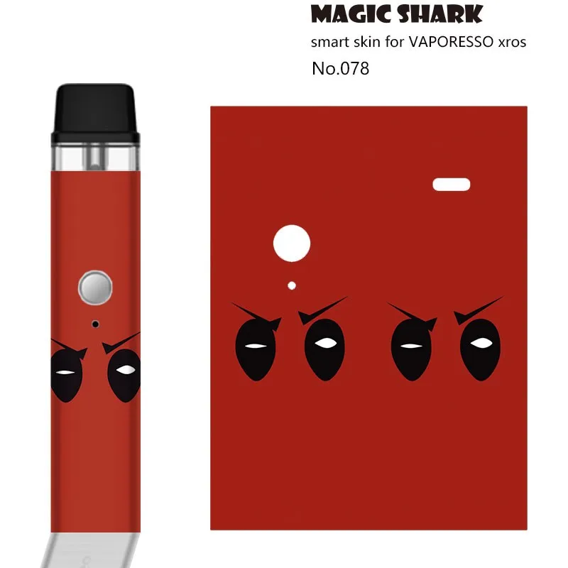 Волшебная Акула 2.5D ПВХ полная кожа Скотч Наклейка чехол пленка для Vaporesso Xros Joker