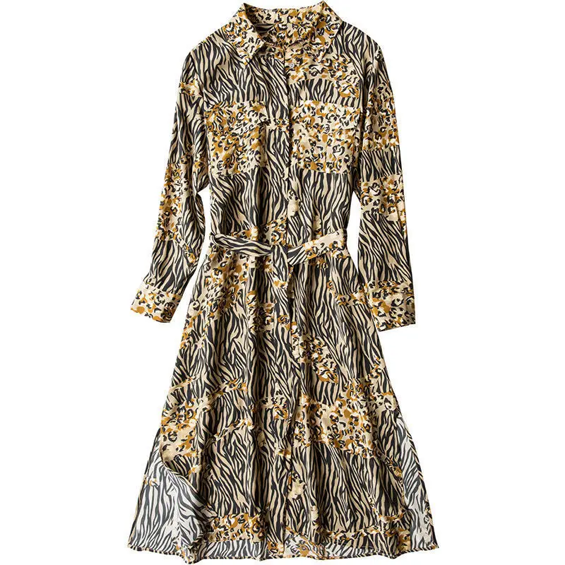 

2021 spring new fashion Printed Dress