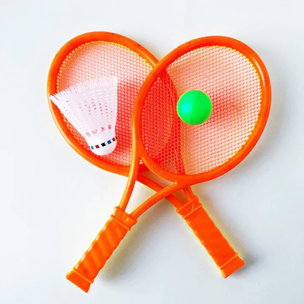 

Badminton Tennis Rackets Balls Set Children Kids Outdoor Sports Parent-Child Sports Educational Sports Game Toys for Children Bo