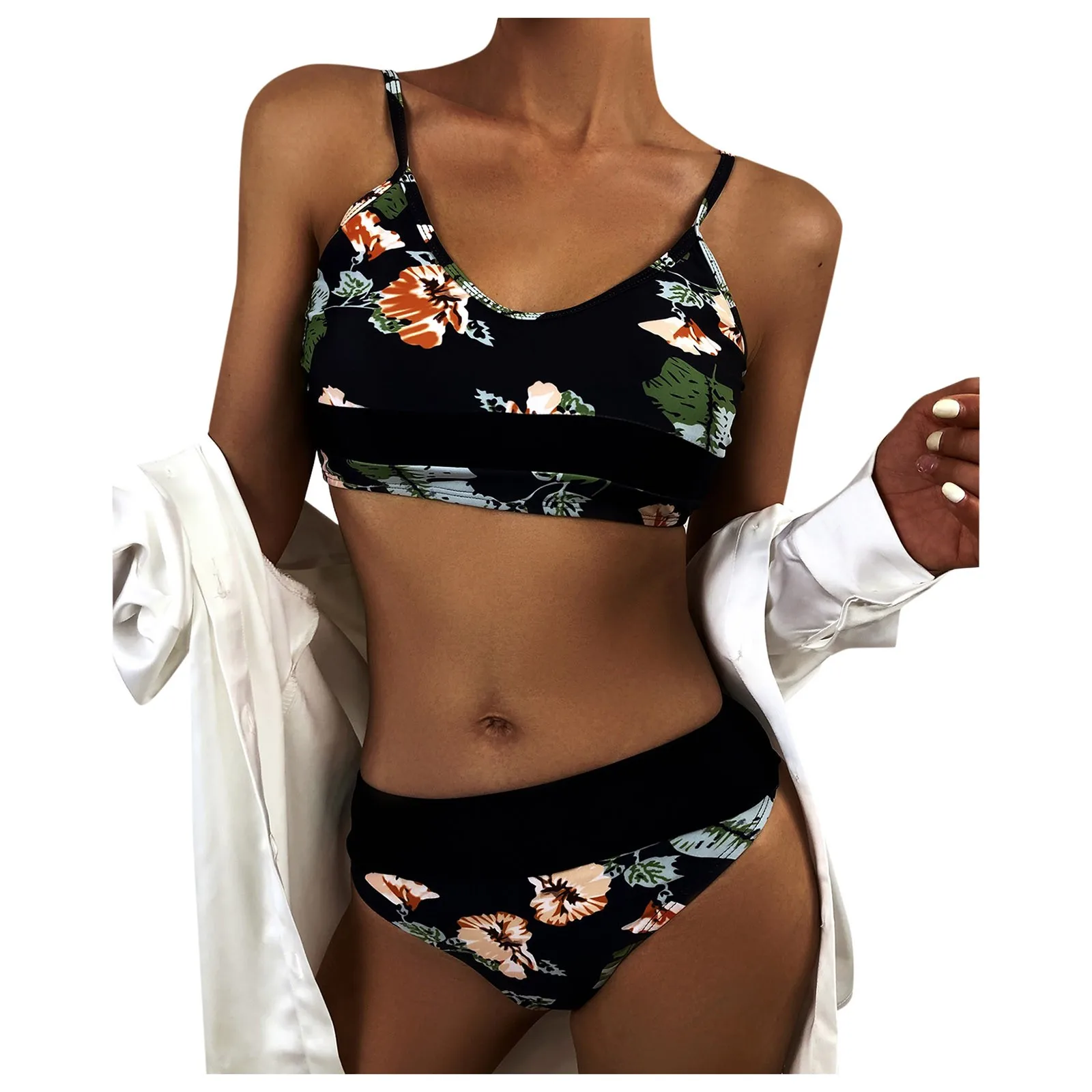 

Купальники Для женщин купальник сексуальный принт пуш-ап микро бикини комплект плавательный ванный комплект пляжная одежда Летний БИК 2021