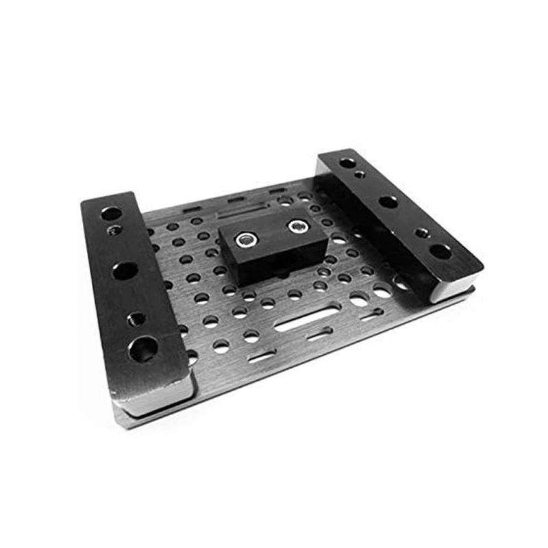 2 шт/лот Розничная Точная черная анодированная Al6063-T6 v-slot проставочная плитка на V-slot OX CNC C-beam