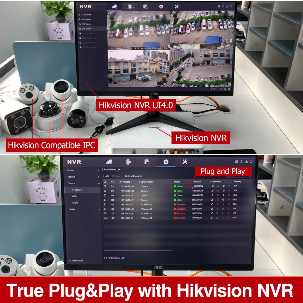 IP-камера видеонаблюдения VIKYLIN 8 Мп 4K PTZ PoE 2 8-12 мм автофокус 4-кратный зум