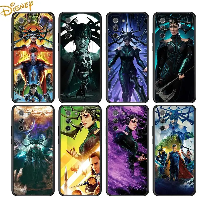 

Hela marvel cool for Samsung Galaxy S21 Ultra Plus Note 20 10 9 8 S10 S9 S8 S7 S6 Edge Plus Black Phone Case