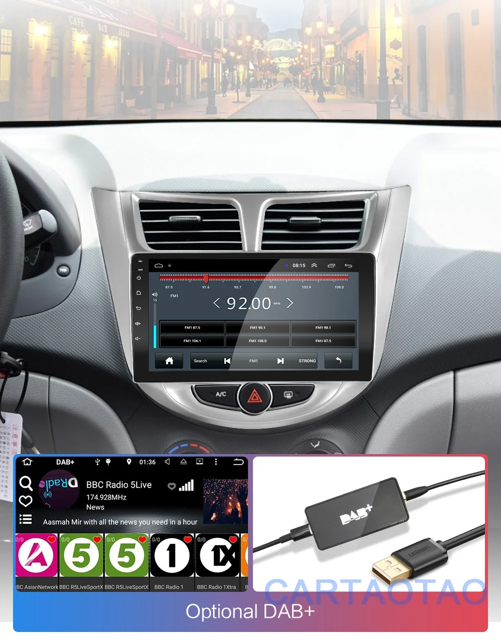 9 ''2 din Android 8,1 автомобильный dvd-плеер для современного Solaris accent Verna 2011- радио рекордер Gps wifi usb DAB+ аудио