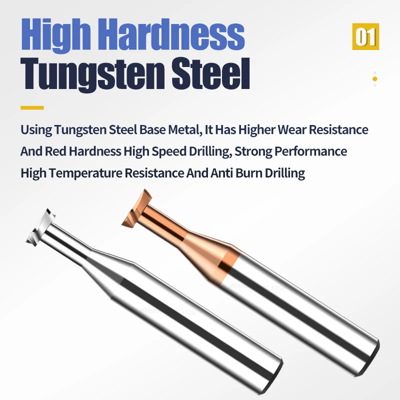 Концевая фреза из вольфрамовой стали с Т-образным пазом Т-образная концевая