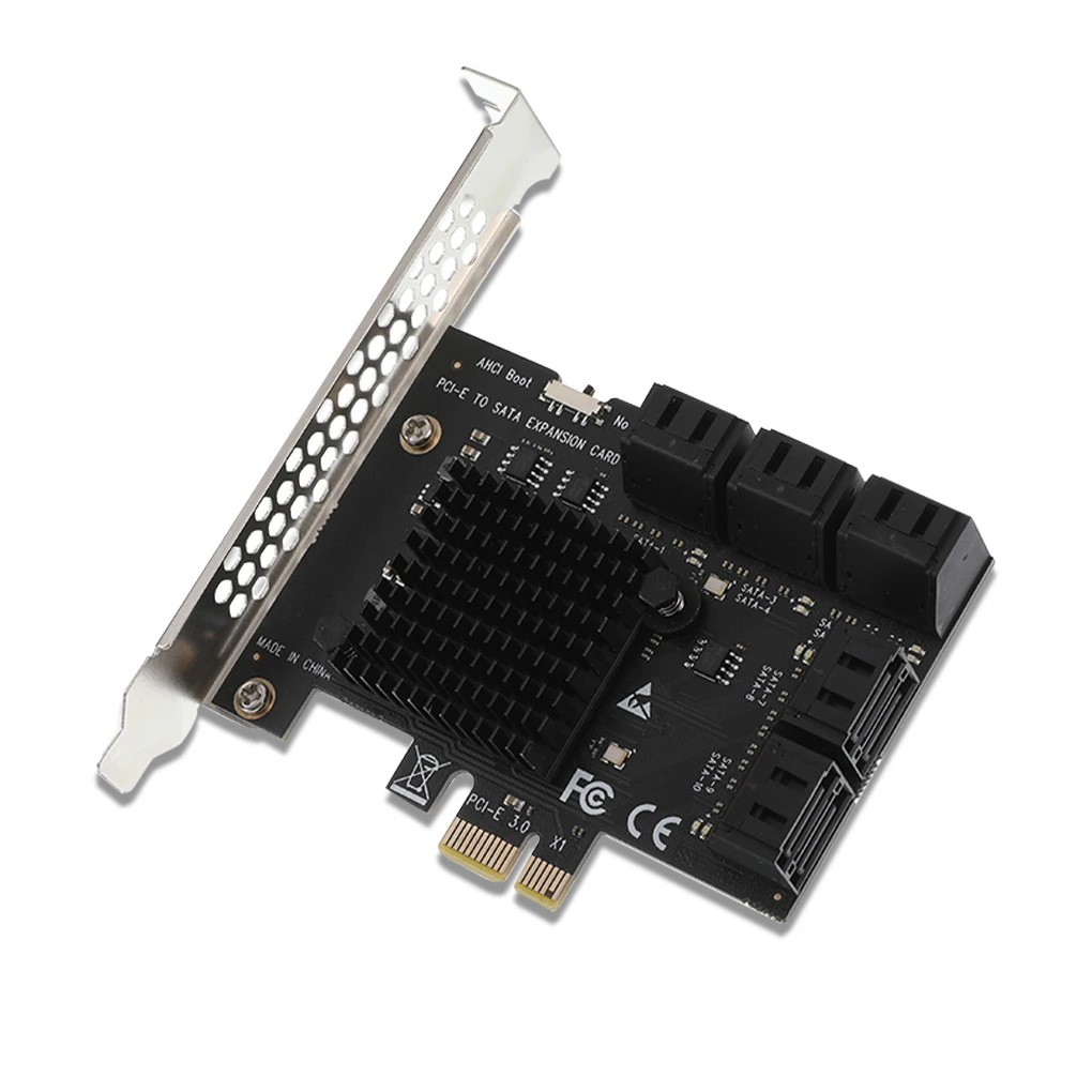 

PCI-E to SATA Extender Splitter High Speed PCI-Express Expansion Card Desktop Computer Accessory