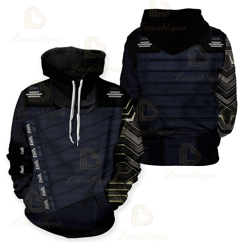 Толстовка с капюшоном мужская и женская для косплея 3D-принтом S-5XL | Тематическая