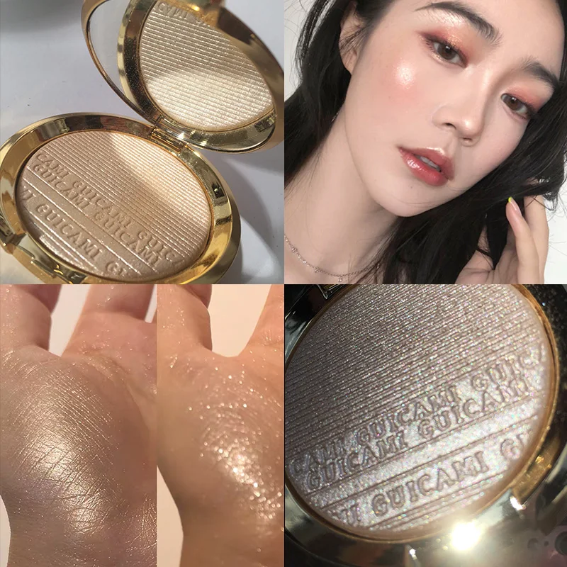 Блестящий хайлайтер бронзант для лица Палитра контур макияжа мерцающая пудра