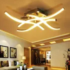 Светодиодный ная Потолочная люстра для гостиной, спальни, современные волнистые потолочные светильники, домашнее комнатное освещение, декоративные потолочные светильники