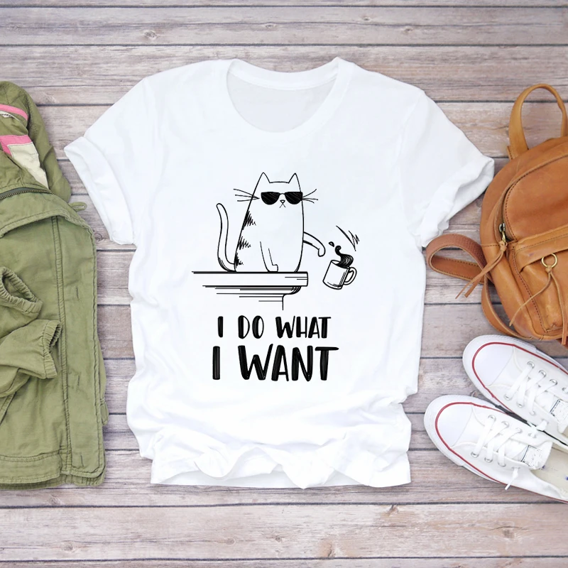 

Women T-shirts Dog Lover Letter Animal Printing Kawaii 90s Womens Graphic T Top Ladies Print Lady Shirt Female Tee T-Shirt