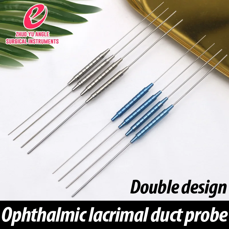Офтальмологический зонд лактимального канала микрохирургический инструмент с