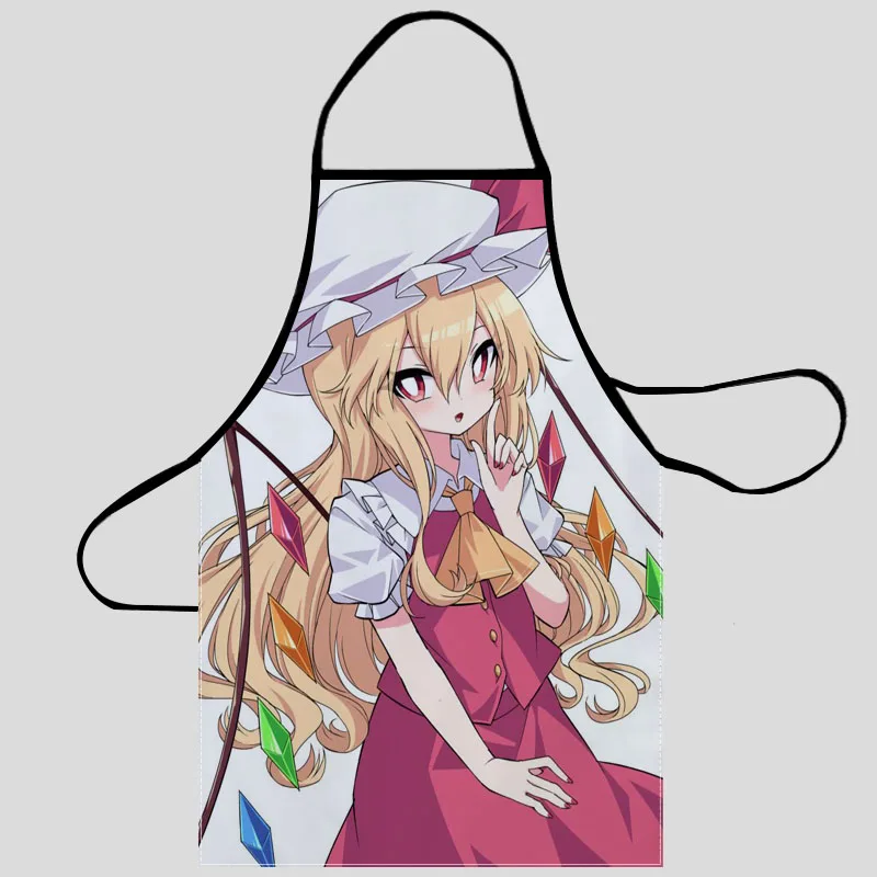 

New Arrival Flandre Scarlet Apron Kitchen Aprons For Women Oxford Fabric Cleaning Pinafore Home Cooking Accessories Apron