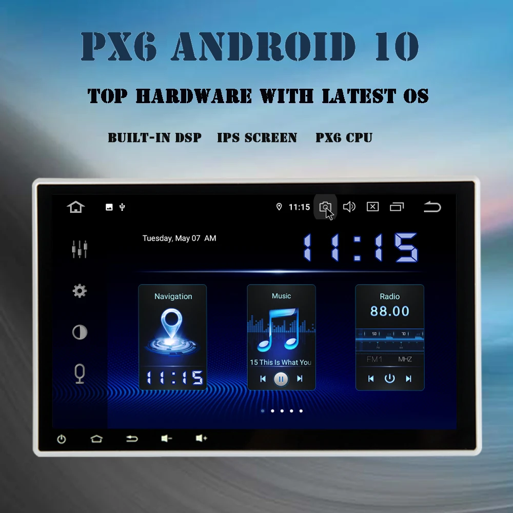 

Dasaita 10.2” IPS Android 10.0 Universal Car Radio 2 din DSP Head Unit 4GB+64GB Multimedia Player GPS TDA7850 Bluetooth MAX10