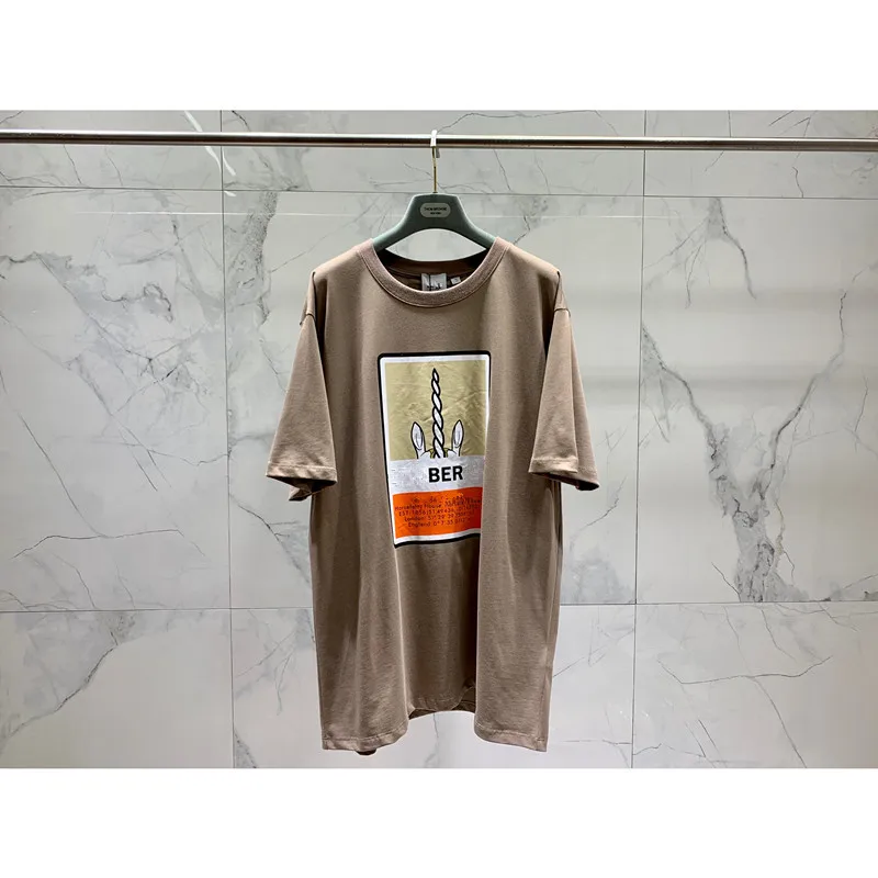 

CODE 47 Men's and women's latest short-sleeved printed loose trendy fashion casual T-shirt clothing