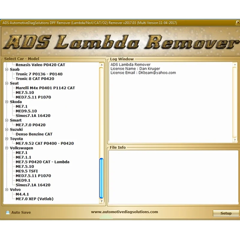 

Professional DPF EGR Remover 3.0 Lambda Remover Full 2017.5 Version Software + Unlock keygen with install video for kess ktag