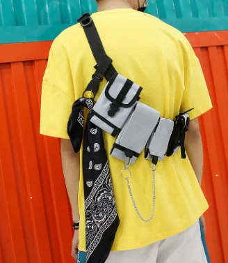 Модная брендовая Персонализированная поясная сумка крутая в стиле хип хоп
