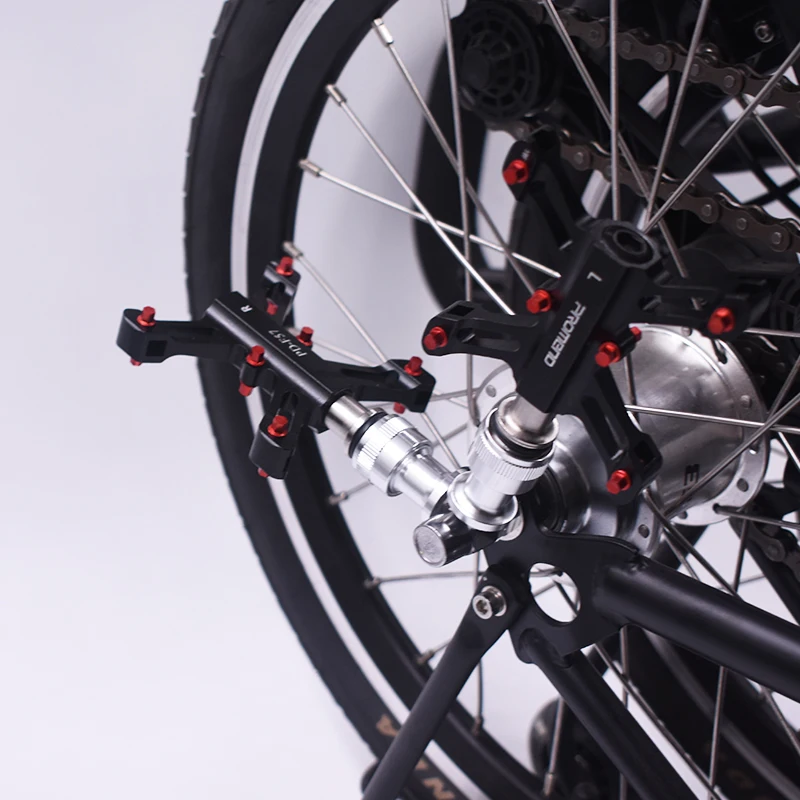 

TWTOPSE Aluminum Bicycle Bike Quick Release Pedal For Brompton Folding Bike Cycling 3 Sealed Bearings EZY System Anti-slip Pedal