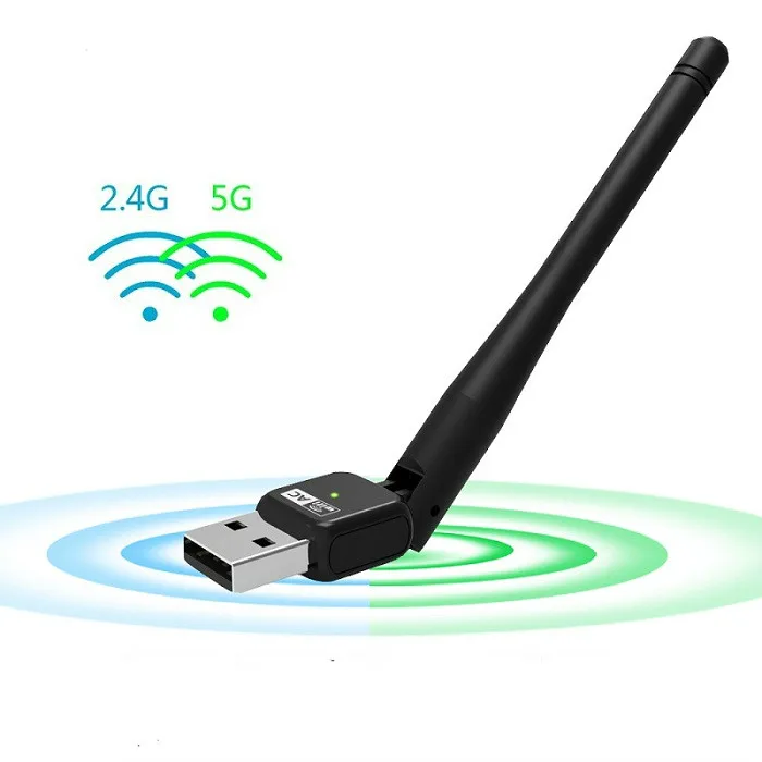 WL-WN681AE-A Wavlink USB Wifi адаптер 600 Мбит/с WiFi ключ двухдиапазонный 2,4/5 ГГц беспроводной USB Wifi приемник мини Сетевая Карта Антенна для рабочего стола - Цвет: WL-WN681AE-A