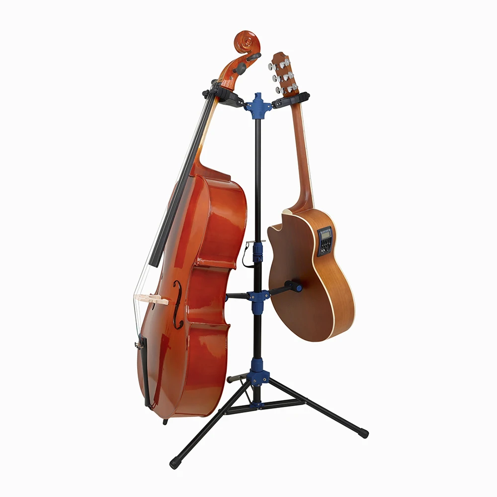 

Guitar Holder 2 Hook Universal Floor Guitar Stand Non-slip Folding Stand Popular Musical Holder Guitar Accessories In 2021