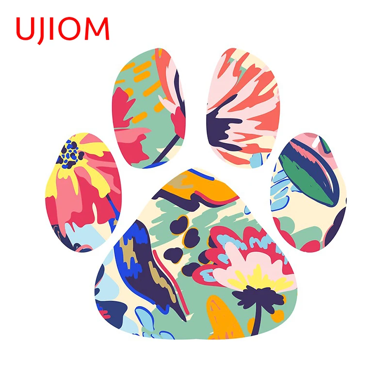Настенные стикеры UJIOM современные абстрактные цветочные рисунки декоративные