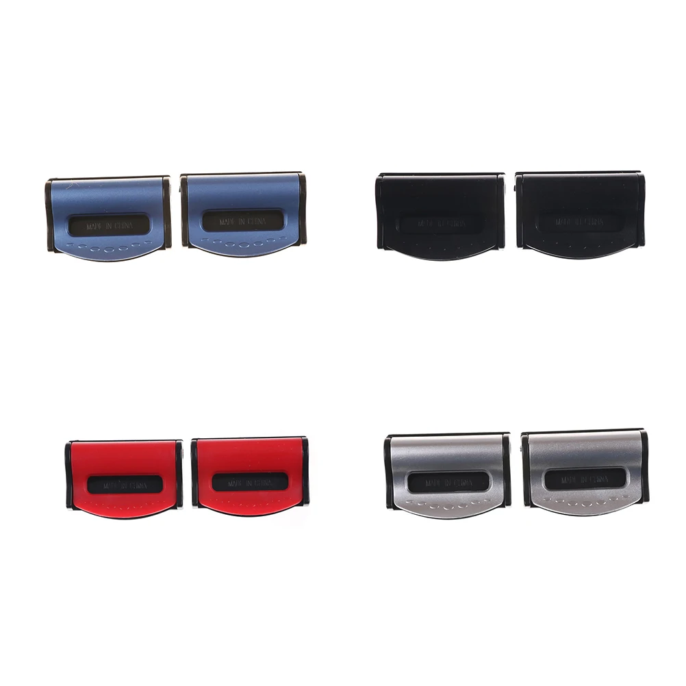 

2pcs/lot 4Colors Universal Car Seat Belts Clips Safety Adjustable Auto Seat Belt Stopper/ Buckle Plastic Clip
