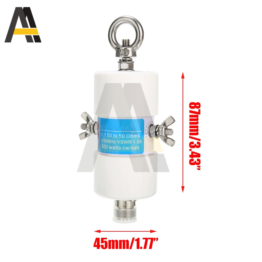 1 шт. водонепроницаемый пульт высокой частоты для диапазонов 160-6 м (1 - 50 МГц) 500 Вт