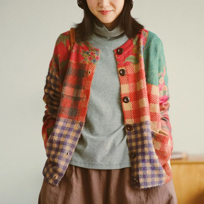 Осенний свитер женский модный вязаный Свободный кардиган куртки новинка 2019