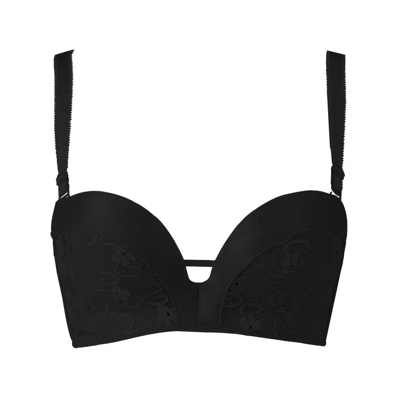Women Invisible Soft Comfortable Breathable Anti-slip Smooth No Trace Steel Ring Gathered Sexy Bra Strapless Bras | Женская одежда
