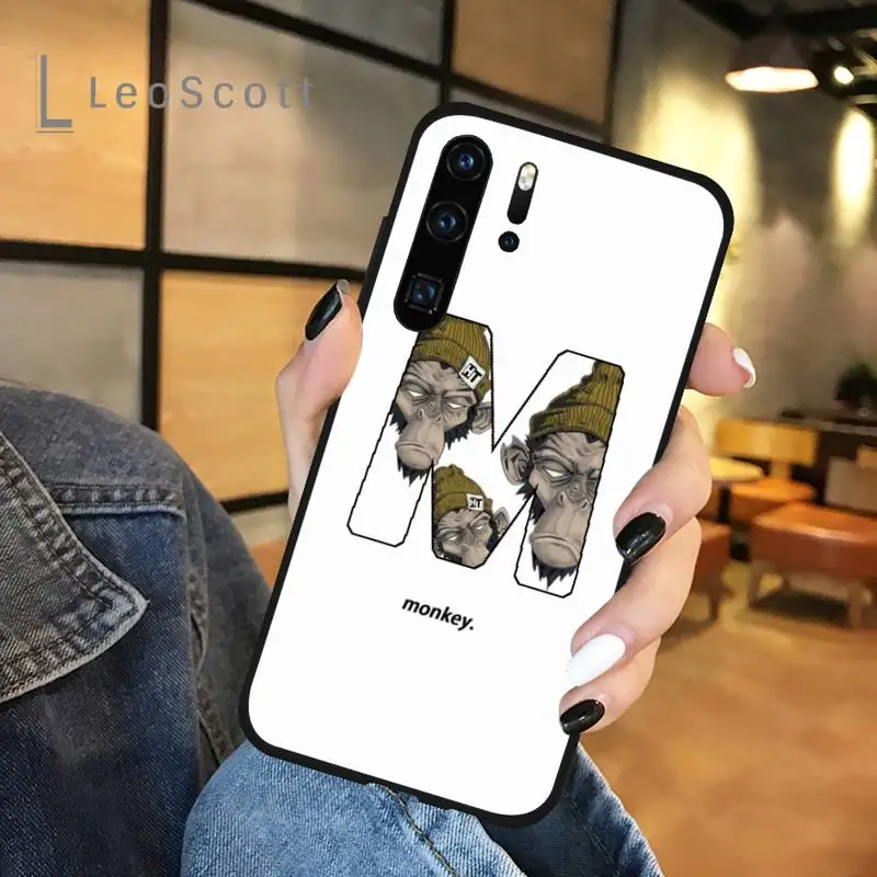 

MONKEY animal Phone Case For Huawei honor Mate P 9 10 20 30 40 Pro 10i 7 8 a x Lite nova 5t
