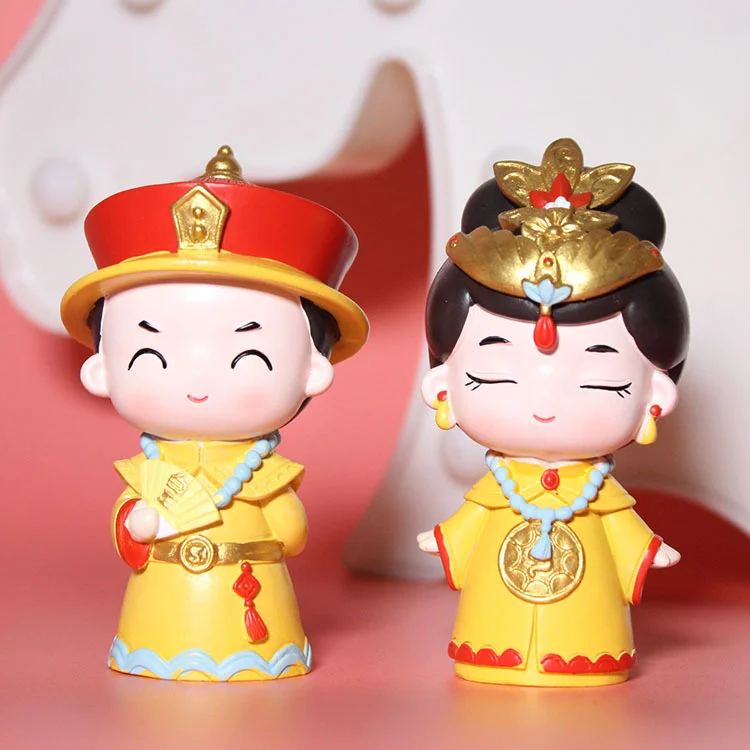 

Creative New Products Emperor Queen Resin Crafts Sculpture Decoration Home Adornment Living Room Bedroom Desktop Style Ornaments