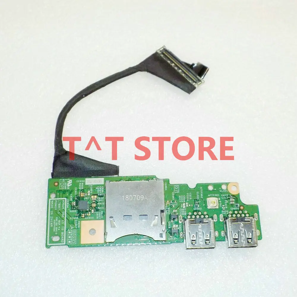 

original FOR Dell Inpsiron 7586 i7586 power botton switch USB CARD READER BOARD PGNGY 71FMC 071FMC test good free shipping