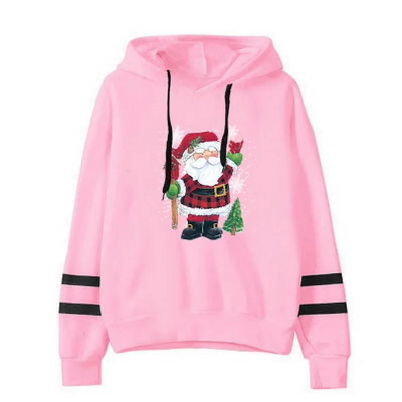 

Spring and autumn new women's simple fashion casual three styles with different patterns long sleeves hooded Hoodies female