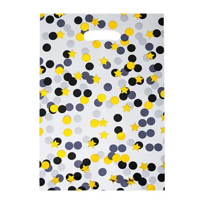 

10pcs/lot Hot Gold Black Dot Gift Bag Christmas Packaging Baby Shower Decoration Cupcake Candy Bag Wedding Gifts For Guests