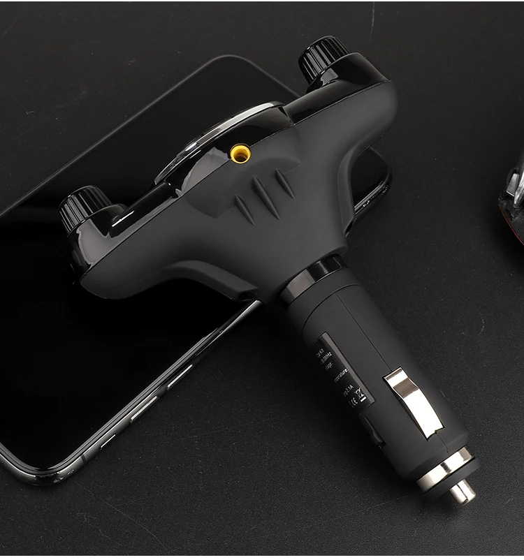 Автомобильный MP3-плеер Bluetooth 4,0 fm-передатчик аудио беспроводной автомобильный комплект поддержка 2.1A зарядка 2USB светодиодный дисплей AUX аудио вход выход