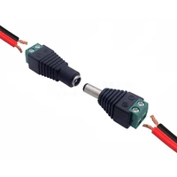 5 52 1mm female dc connector male cable connector jack plug connection for led strip light cctv security camera dvr