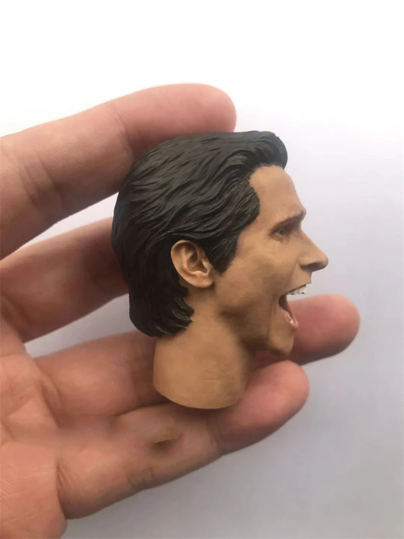 

Big Sales 1/6th Model The Crazy Killer Dark Knight Bell Open the Mouth Version Head Sculpture For Usual Doll Soldier Collect