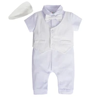 baby boys christening romper outfits infant formal wedding clothes gentleman suit toddler birthday party baptism costume