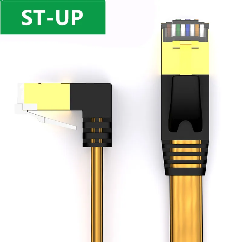 Ethernet-Кабель CAT 7 плоский сетевой кабель RJ45 Cat7 1 м 2 3 5 10 RJ 45 Соединительный шнур