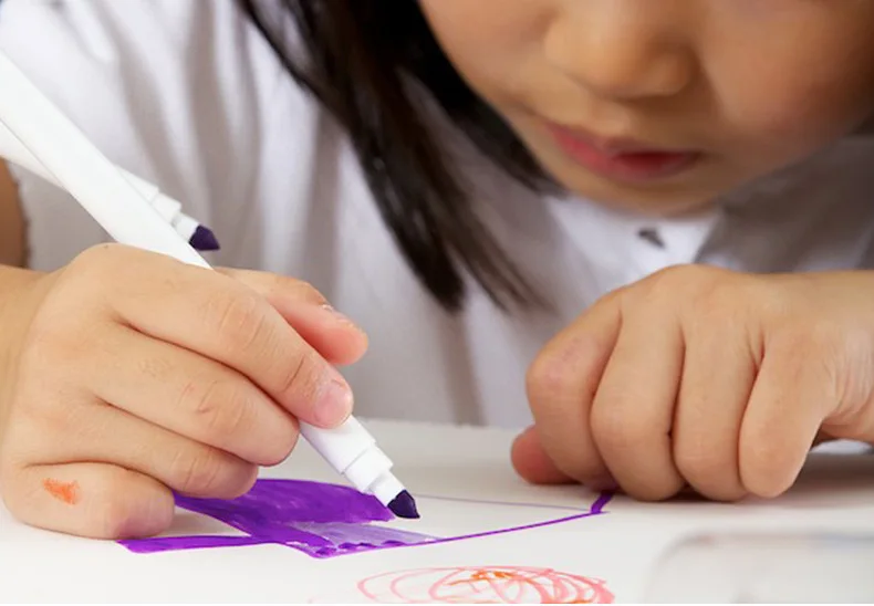 America Crayola 50 цветов тонкий стержень для детей-промывка воды Цветные ручки набор окрашенных 58-5050