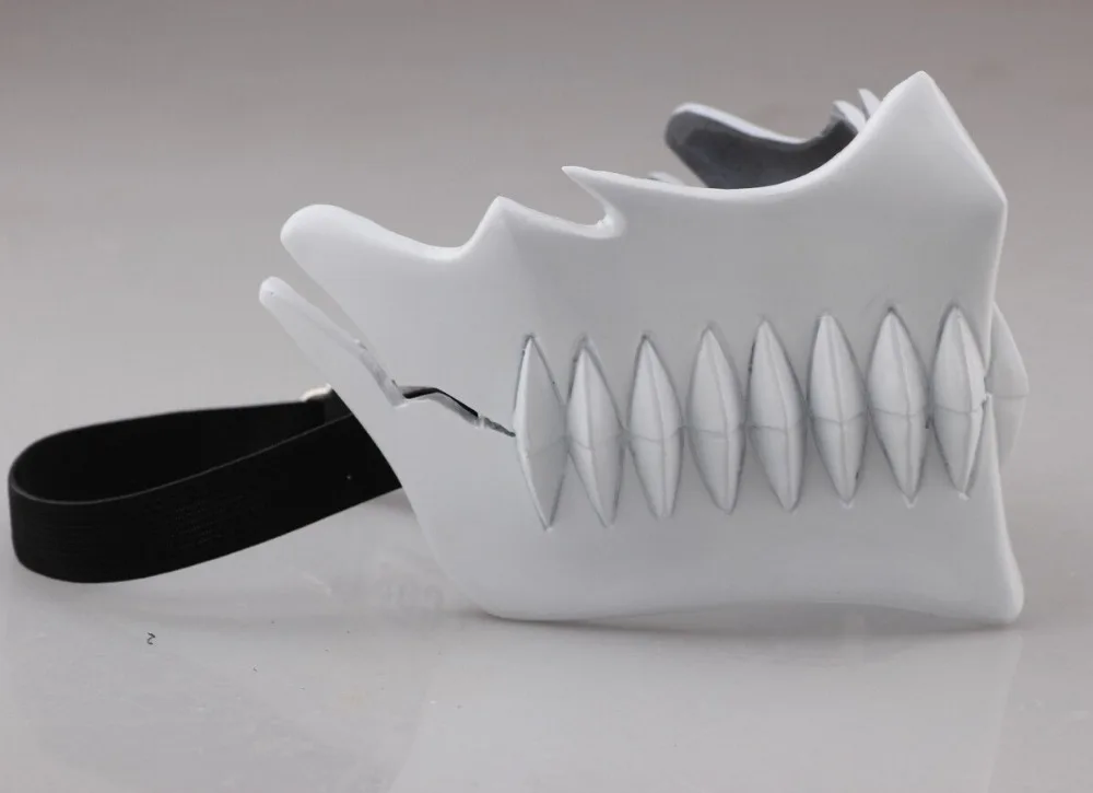 Аниме отбеливающая маска для косплея халибеля полые вееры реквизит Хэллоуина