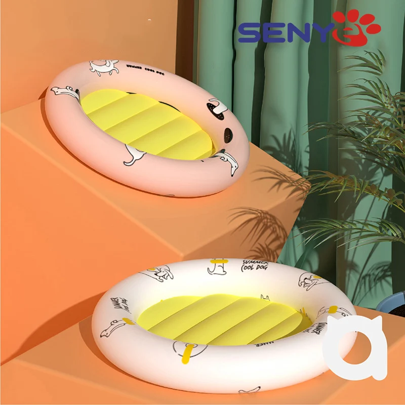 

Воздухопроницаемый высококачественный охлаждающий коврик из ледяного шелка для собак и кошек, летняя Нескользящая основа, товары для дома...